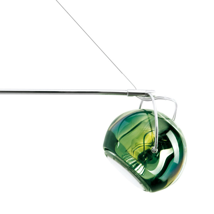 Светильник настенный зеленый Fabbian D57D0343 FABBIAN  00-3882499 Зеленый  - Вид №1