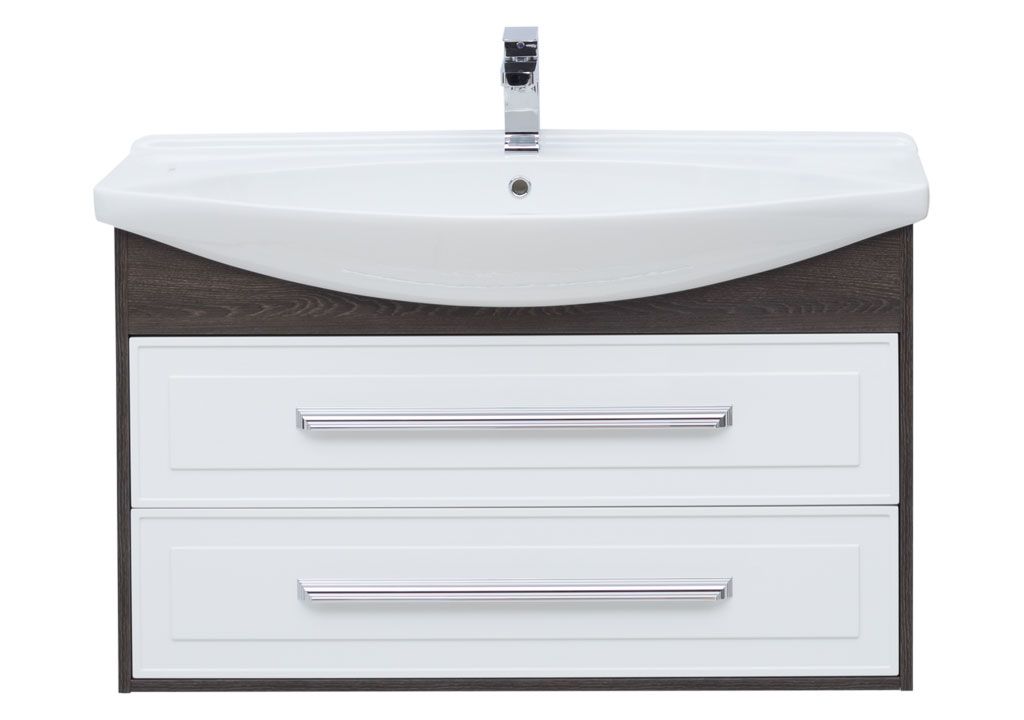 Тумба с раковиной Aquanet Остин 105 дуб кантербери/белый 0020173100175449 - Вид №2