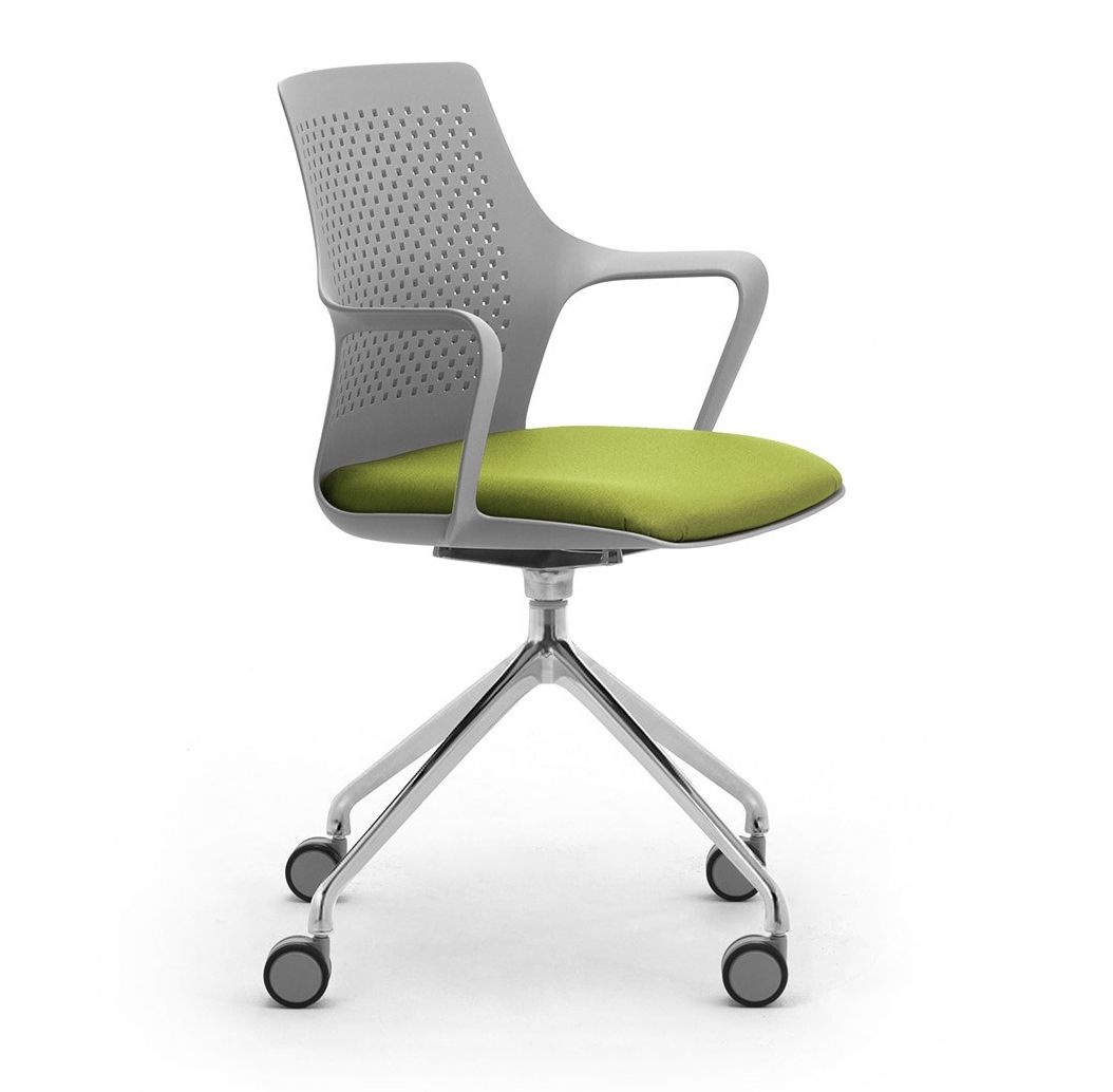 Вращающееся офисное кресло из полипропилена с подлокотниками Leyform Ipa ARCH-00105667 - Вид №2