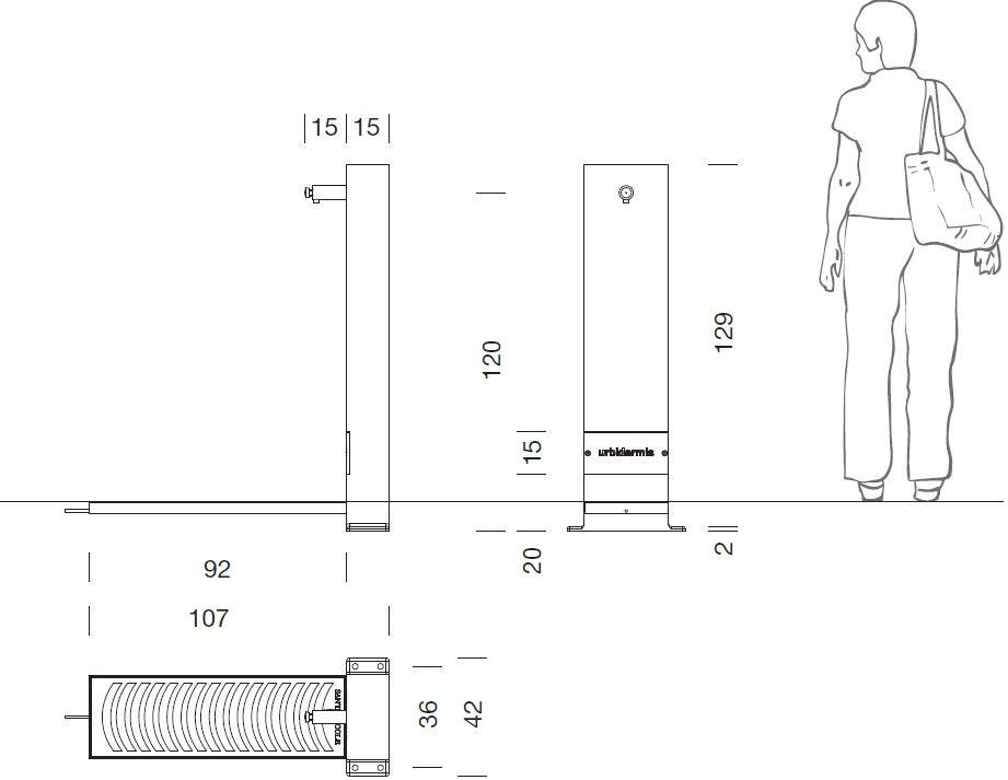 URBIDERMIS Чугунный напольный фонтан sun-id-1506038 - Вид №3