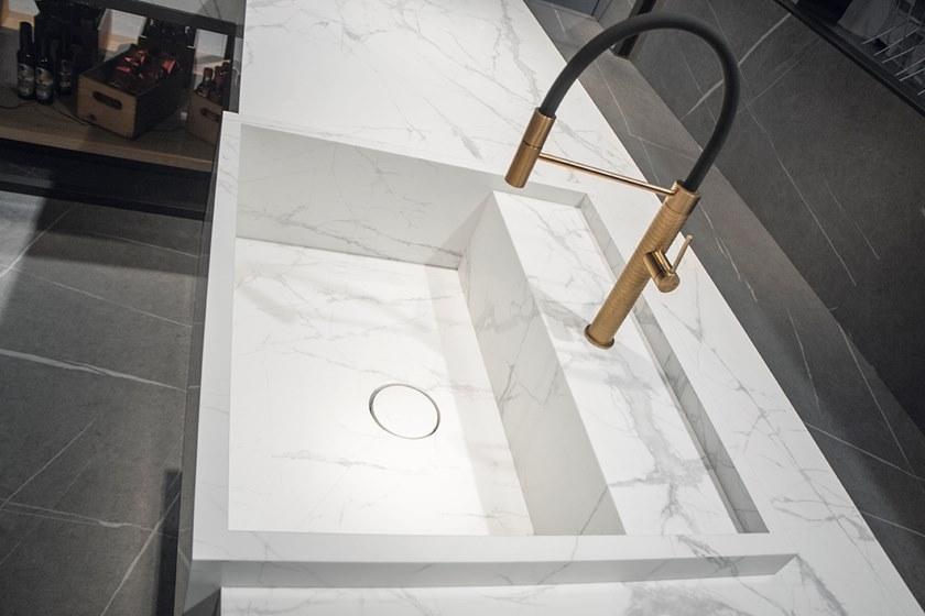 Inalco Кухонная столешница из керамогранита под мрамор Mdi | itop® sun-id-1412464 - Вид №4