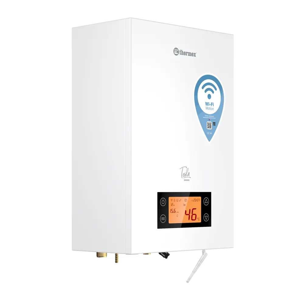 Электрический котел 12 кВт Thermex Tesla 6-12 220/380 В одноконтурный настенный Wi-Fi 83630961 STLM-2022224  - Вид №1