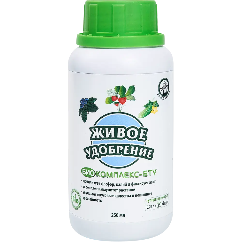 Экодачник: Органическое биоудобрение для плодовых и декоративных культур 250 мл 86481297 STLM-0069116