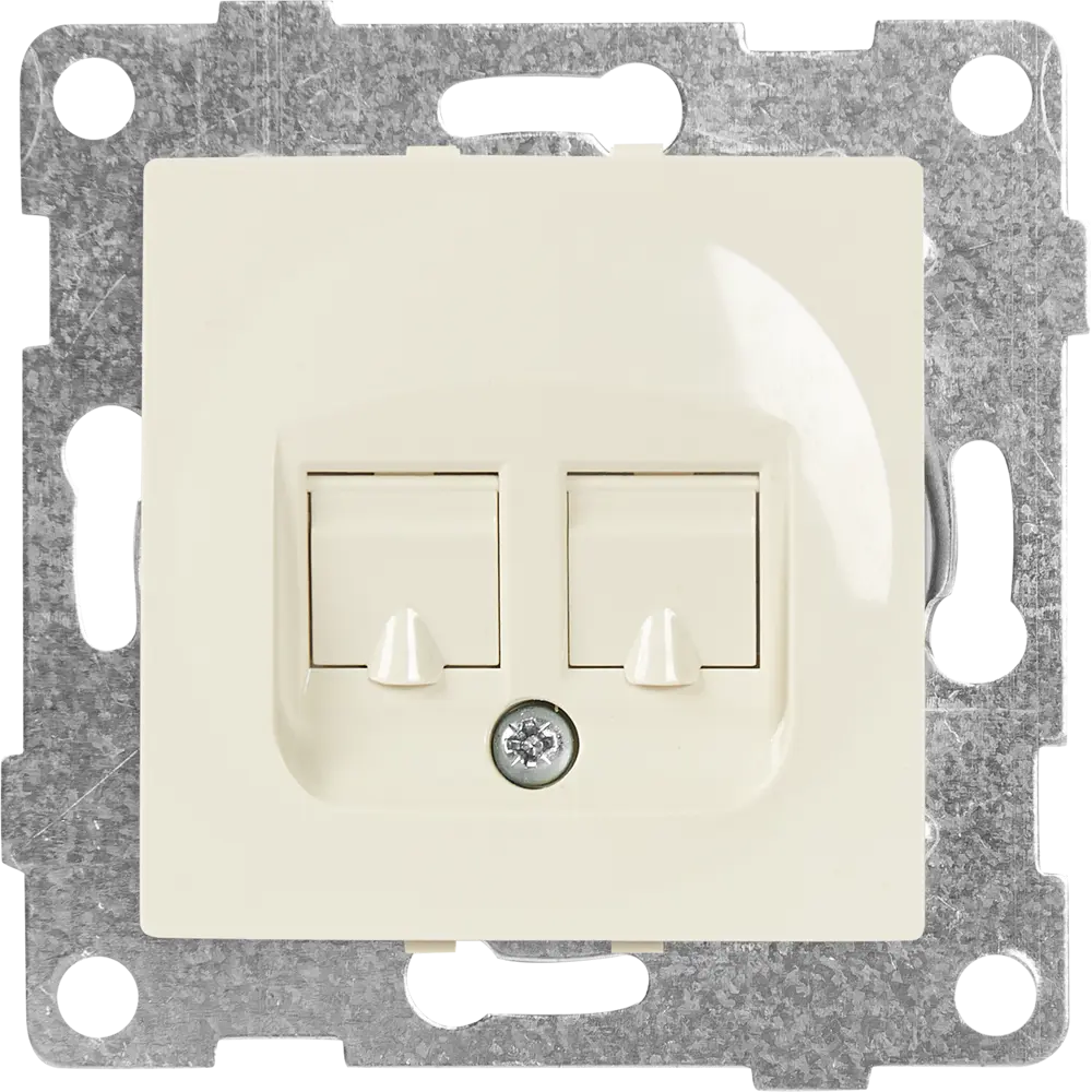 Интернет-розетка GUSI Electric для телефона и компьютера с подключением RJ45/RJ12 83864420