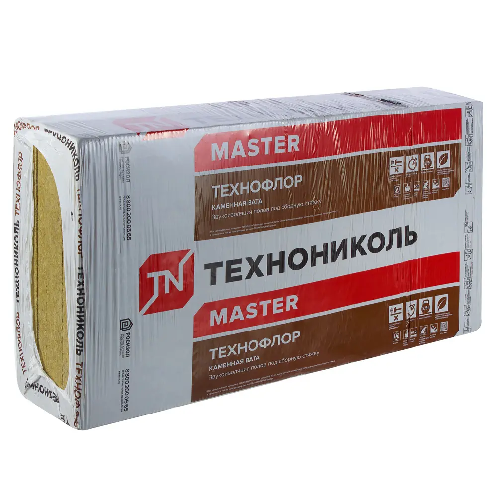 Каменная вата Технофлор стандарт 30 мм, 5,76 м2 17983630 STLM-2139506 ТЕХНОНИКОЛЬ 
