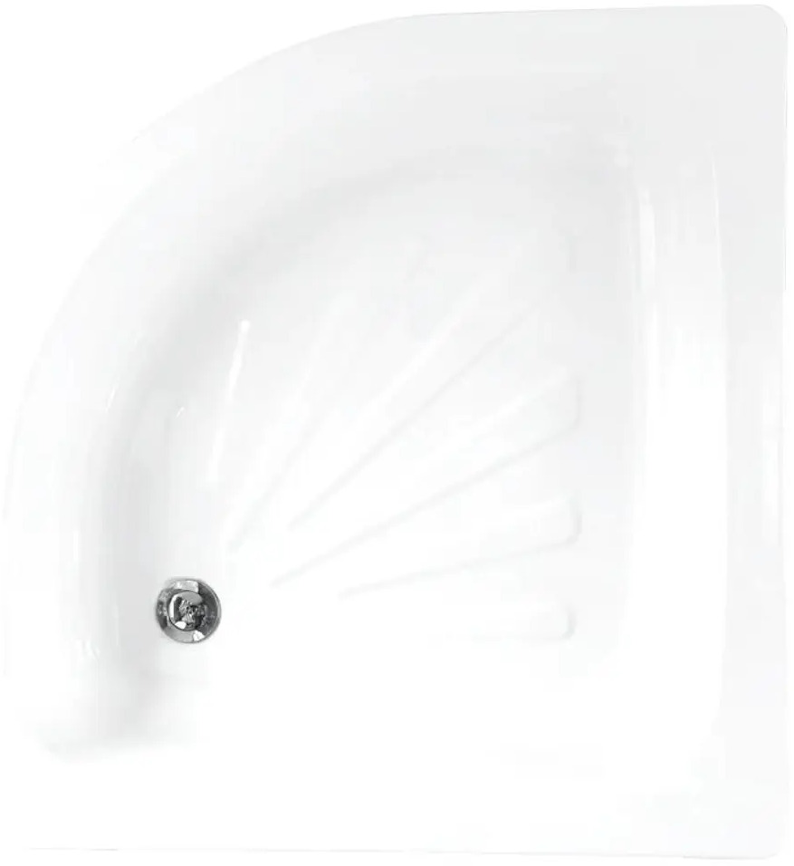 90587909 Душевой поддон Loranto LG900C 1/4 круга сталь 90x90см STLM-0967500