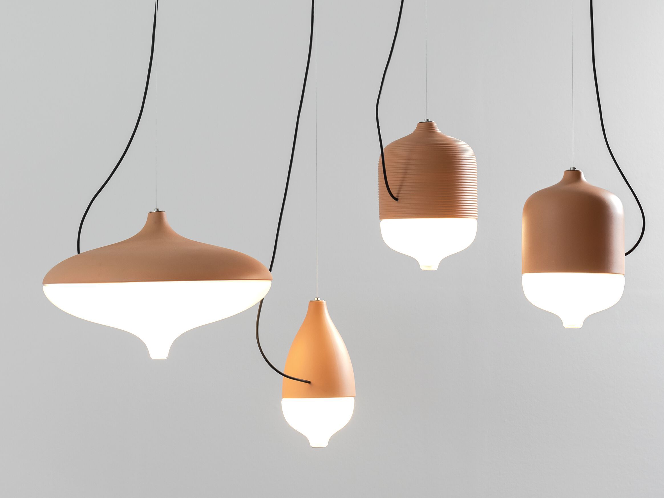 Керамический и стеклянный светодиодный подвесной светильник Hind Rabii T-Cotta ARCH-00039408 - Вид №5