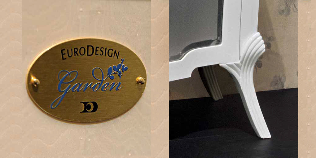 Комплект мебели для ванной комнаты Comp.n.1 Eurodesign Garden COMPN1 - Вид №2