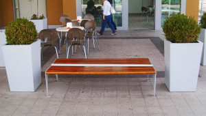 Квадратная стальная плантатор