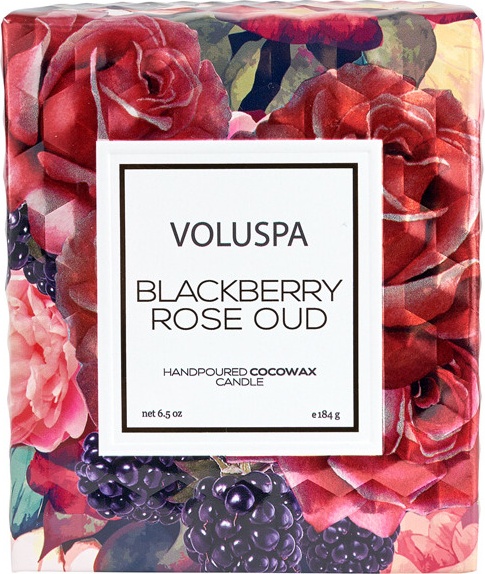 10664227 VOLUSPA Ароматическая свеча Voluspa "Ежевика, роза и уд", 184гр 