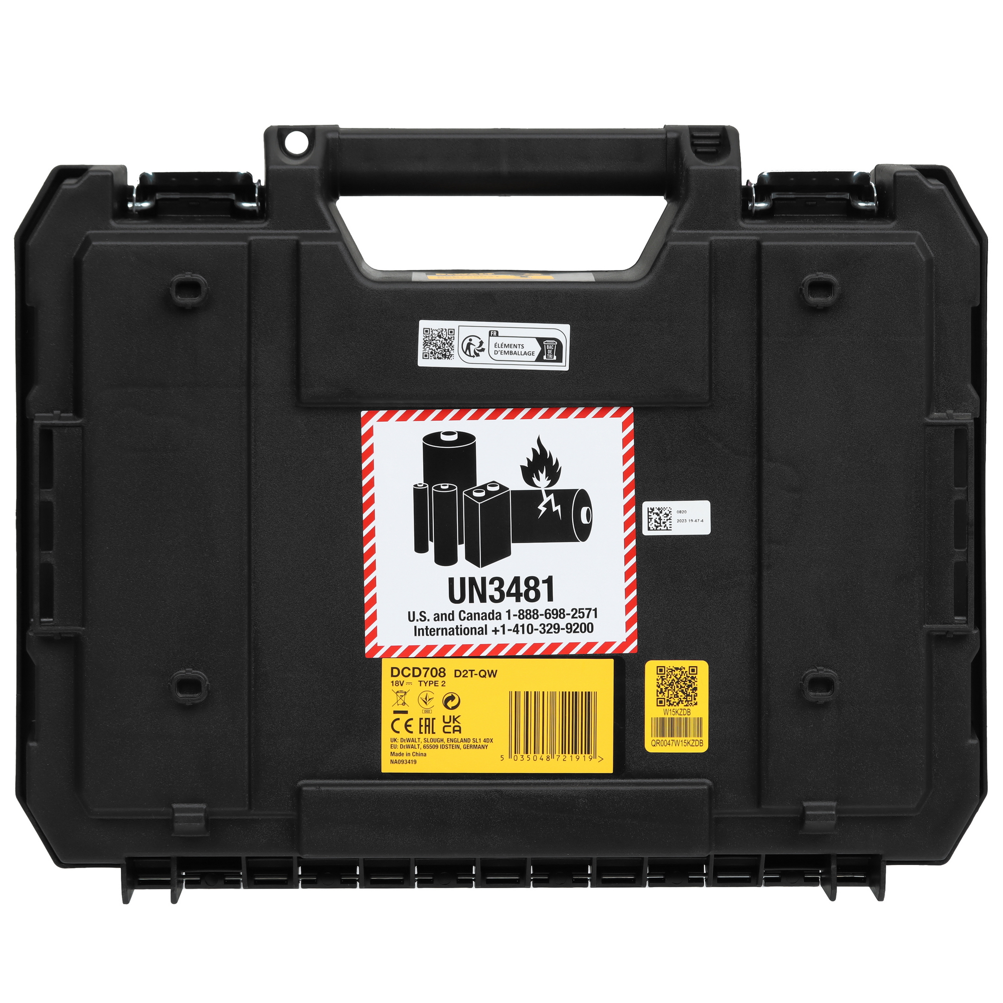 Дрель-шуруповерт DeWalt DCD708D2T-QW XR FLEXVOLТ 18/54V 5440962 STDN-0086201 - Вид №9