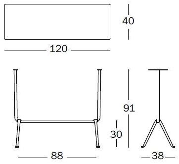 Magis Прямоугольная консоль из гальванизированного листового металла Officina sun-id-1424739 - Вид №2