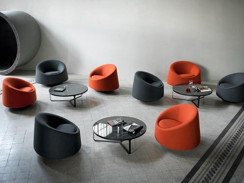 Tacchini Низкий круглый мраморный журнальный столик sun-id-1411702 - Вид №4