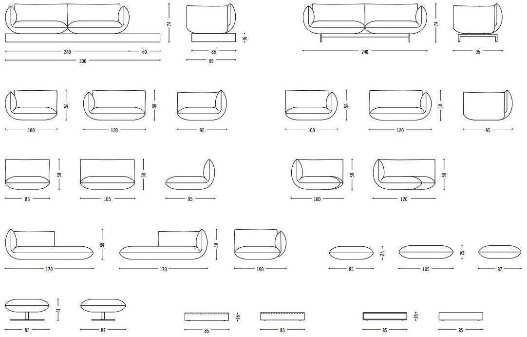 COR Модульный тканевый диван Jalis sun-id-1513701 - Вид №3
