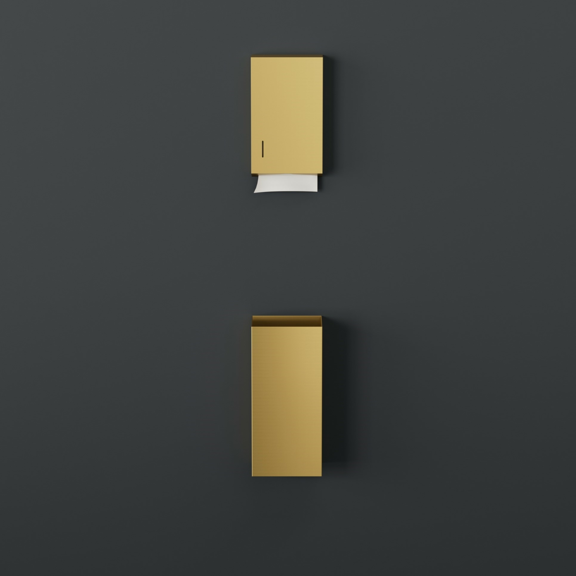 E010-L Диспенсер для сложенных бумажных полотенец, ультратонкий дизайн Duten  - Вид №1