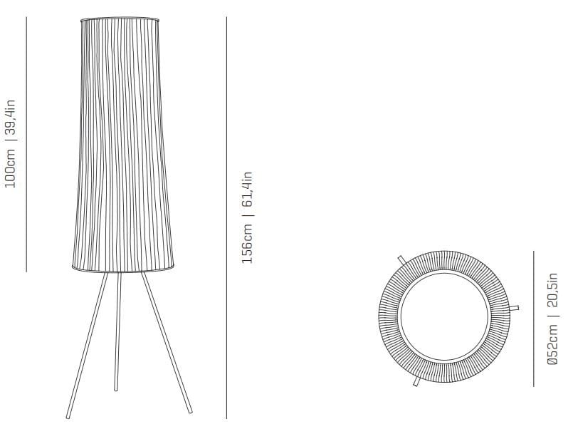 Светодиодная напольная лампа из нержавеющей стали со штативом A-Emotional Light Ura ARCH-00066400 - Вид №5