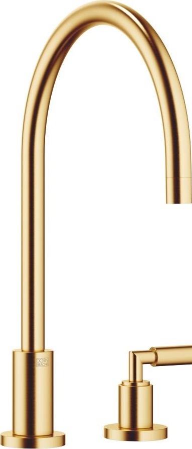 20815882-28_1_27721970-28_1 Смеситель на три отверстия с душевым гарнитуром для ополаскивания - латунь сатинированная Dornbracht Tara 