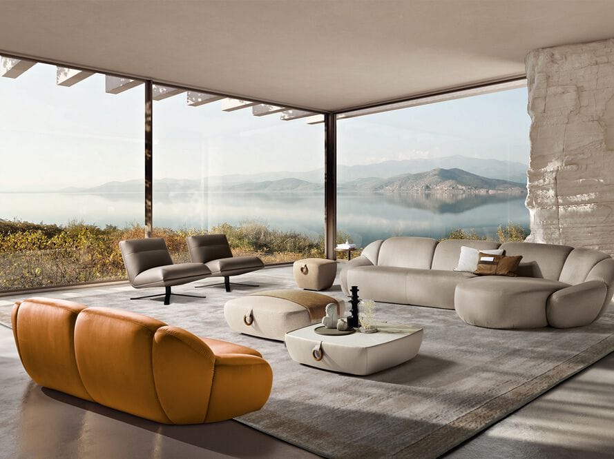 3-местный тканевый диван Max Divani PANUMA ARCH-00072610 - Вид №4