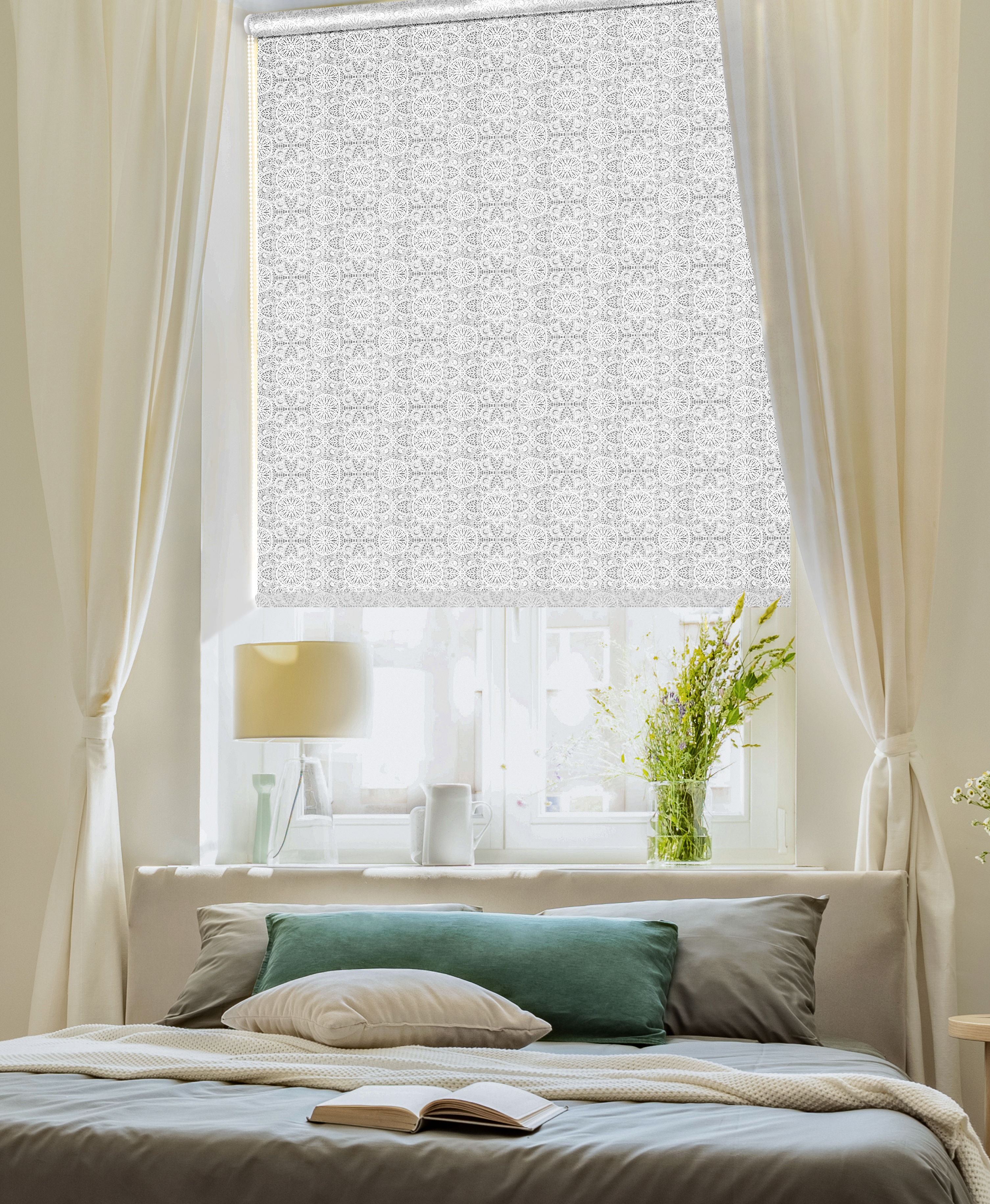 Рулонная штора GARDEN Neo Classic с орнаментом Мандала 120×175 см 82934353 STLM-0038137 - Вид №6