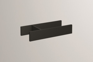 8400058667 Разделитель для выдвижных ящиков, fu.h358.2, металлический черный, структурная краска Alape без серии