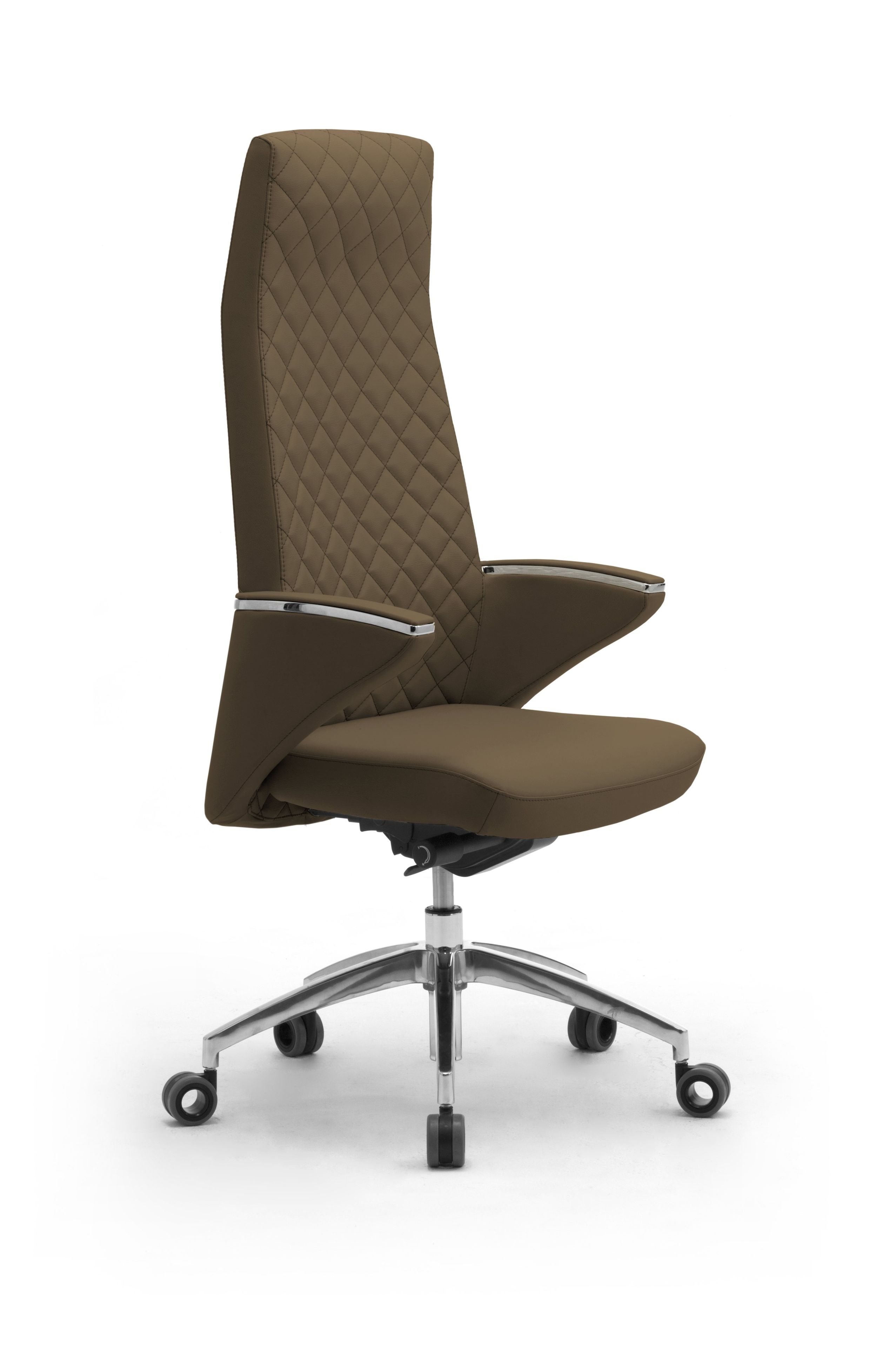 Кожаное вращающееся офисное кресло с подлокотниками Leyform Zeus ARCH-00041786 - Вид №10