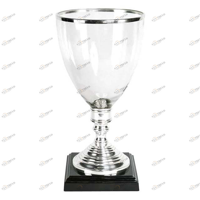 Подсвечник металлический прозрачный Abacus от Eichholtz EICHHOLTZ EICHHOLTZ 060238 Прозрачный;черный 