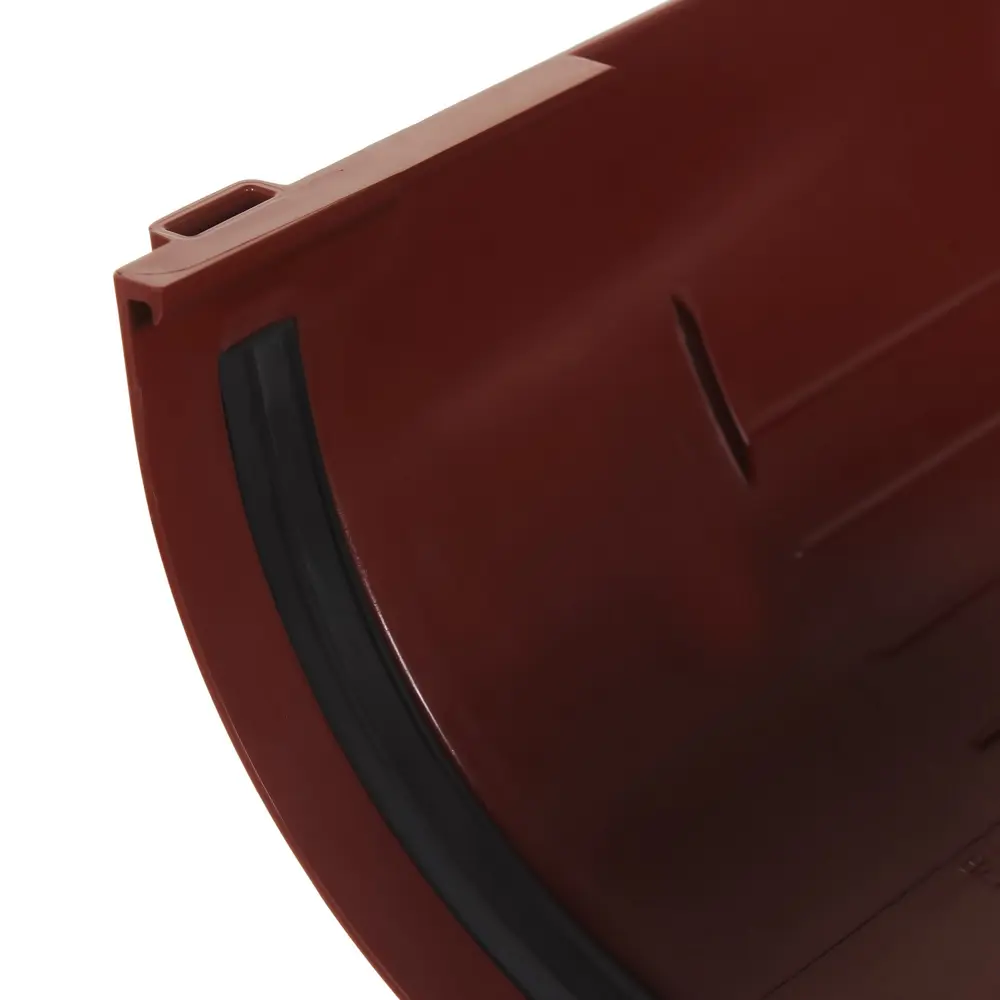 Угол желоба Dacha 120 мм 90 градусов красный DÖCKE STLM-2052772 - Вид №1