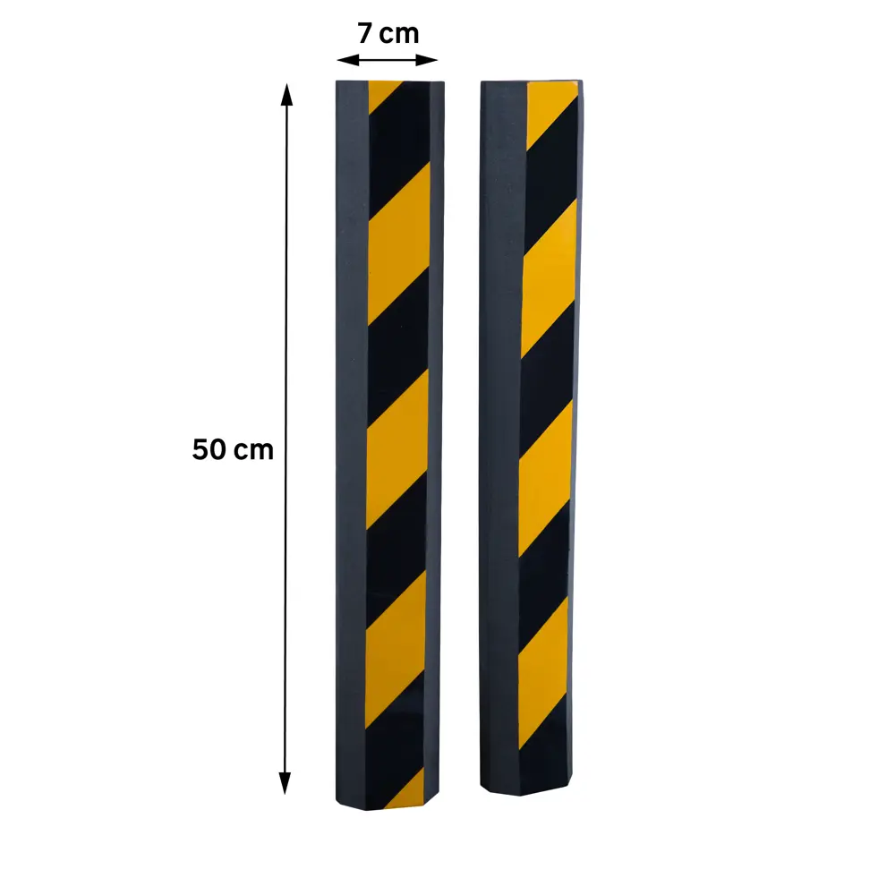 Демпфер для стен Standers мягкий, 50x7 см, цвет чёрный/жёлтый, 2 шт. 82190163 STLM-2140601  - Вид №6