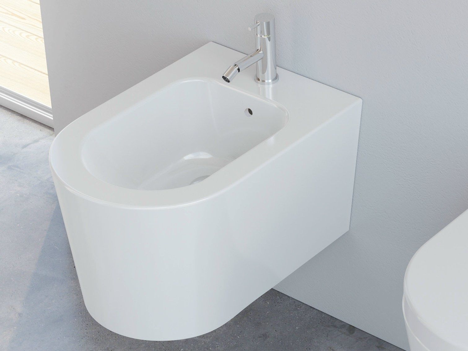 Керамическое подвесное биде Alice Ceramica Форма ARCH-00131899 - Вид №8