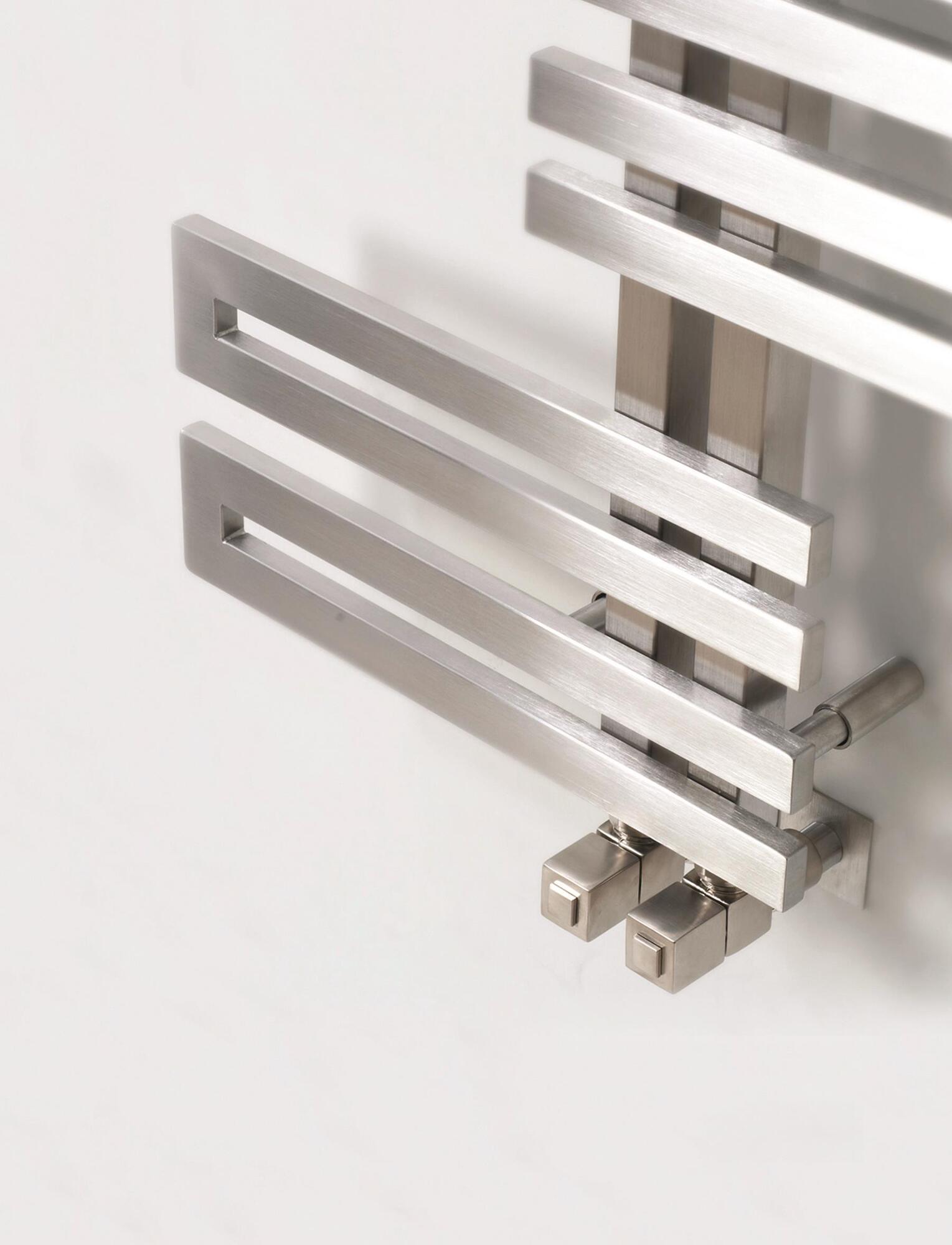 Полотенцесушитель Hammam TITAN Stainless steel  комбинированный; электрический или водяной Сталь  - Вид №40