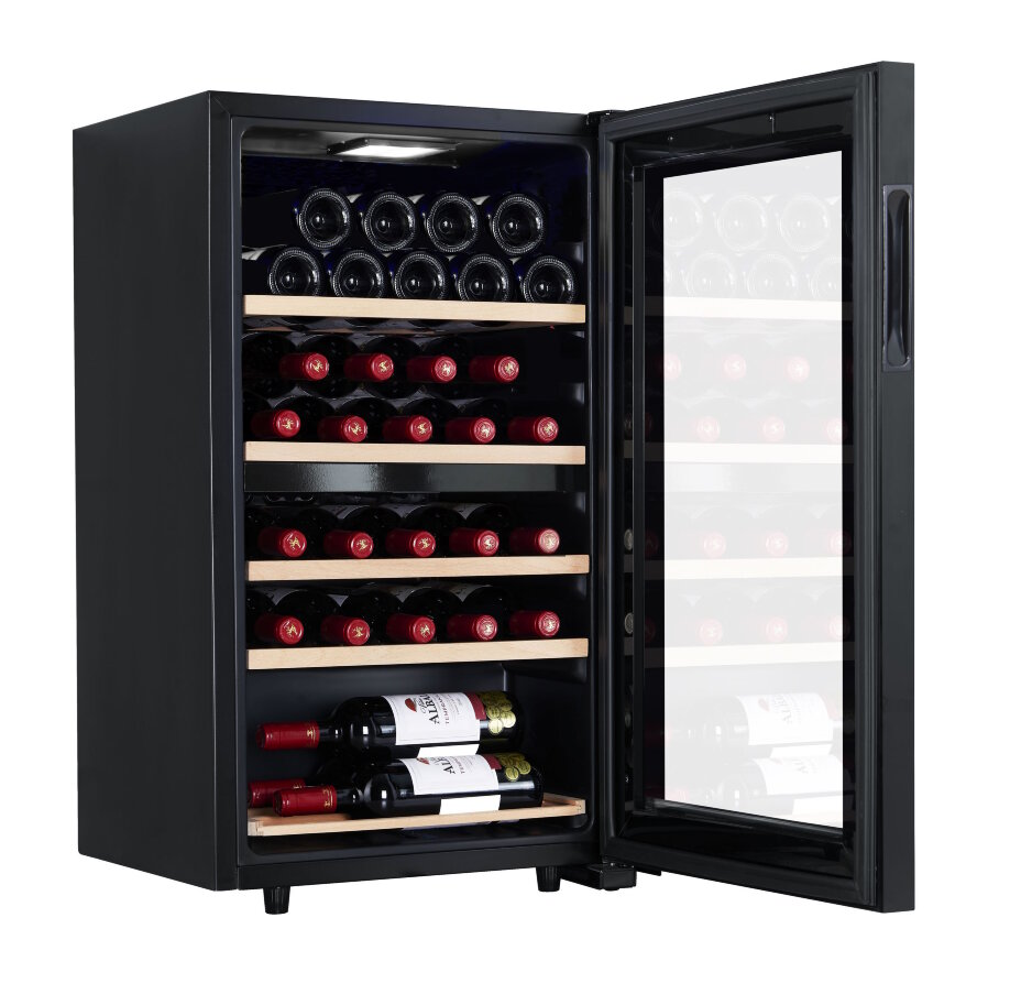 9034343 Винный шкаф LaSommeliere SLS32DZBLACK черный STDN-0107253 - Вид №1