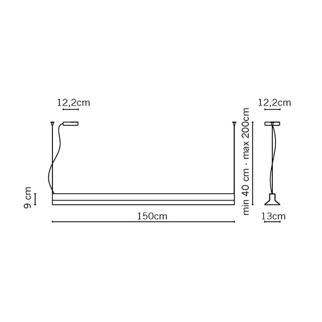 Светильник подвесной 13х150 см черный Factory D83A0102 FABBIAN ДИЗАЙНЕРСКИЕ 00-3882236 Черный  - Вид №8