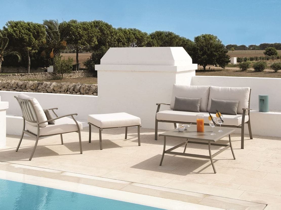 2-местный оцинкованный стальной садовый диван Ethimo эликсир ARCH-00140913 - Вид №2