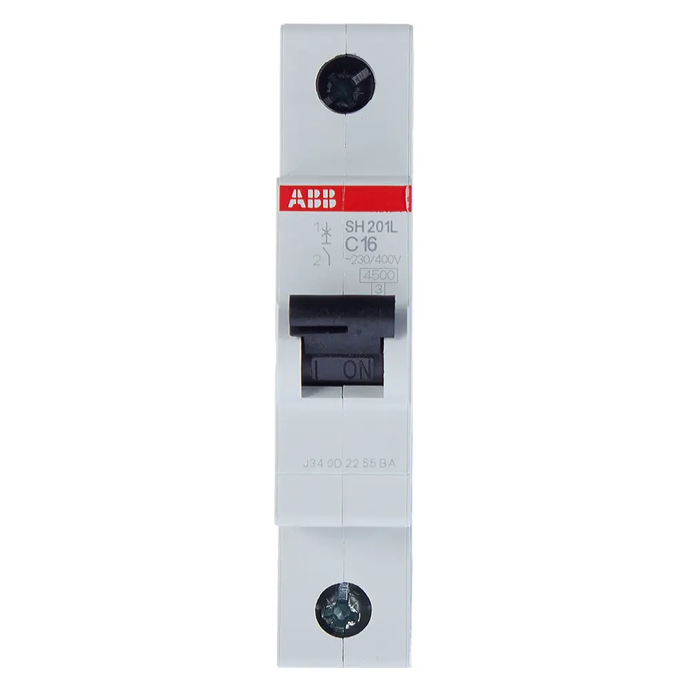 Автоматический выключатель ABB SH201L 1P C16 А 4.5 кА 2CDS241001R0164 10061739 STLM-2006416  - Вид №1
