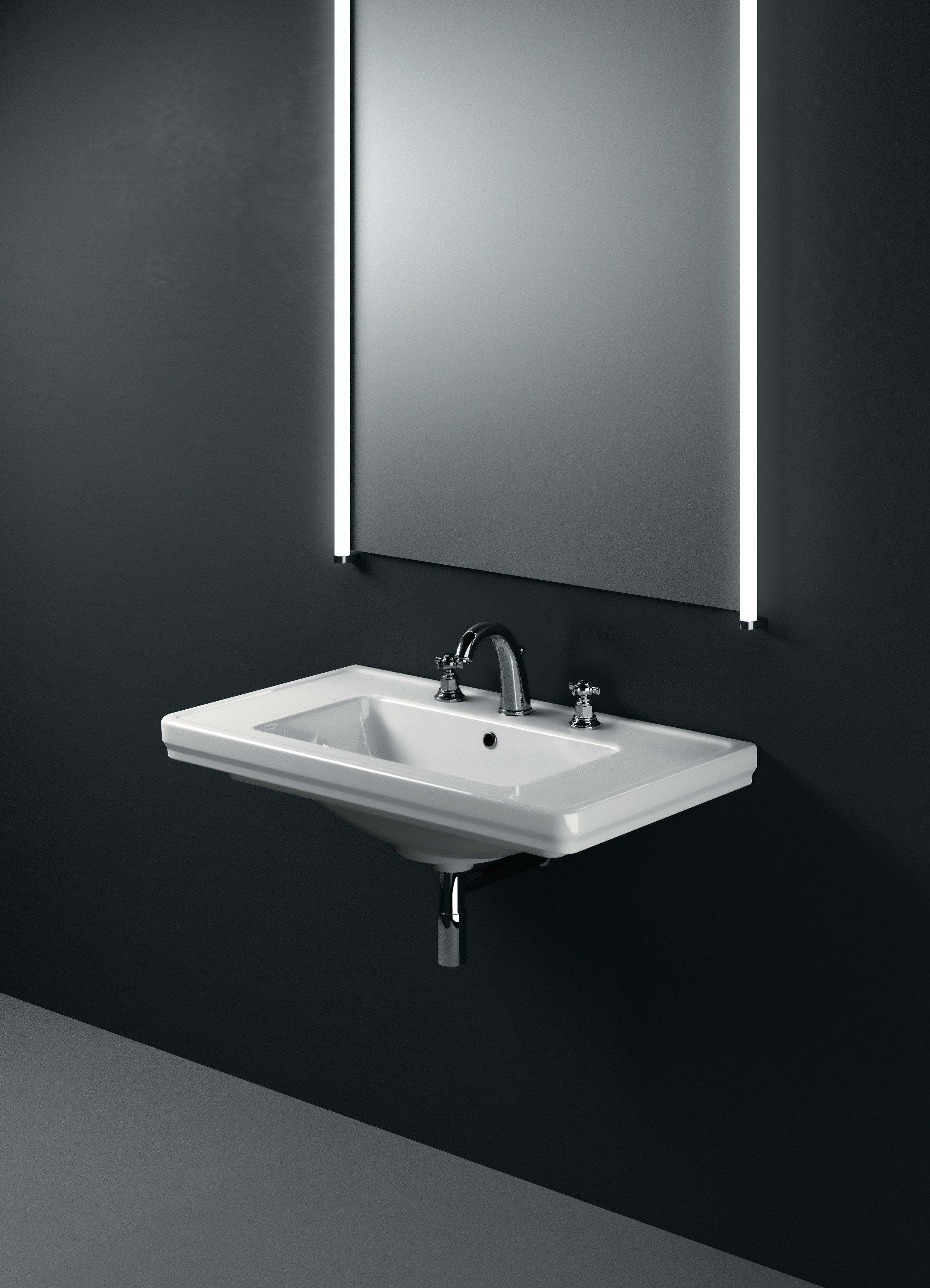 Прямоугольная подвесная раковина GSI ceramica Classic ARCH-00131164 - Вид №2