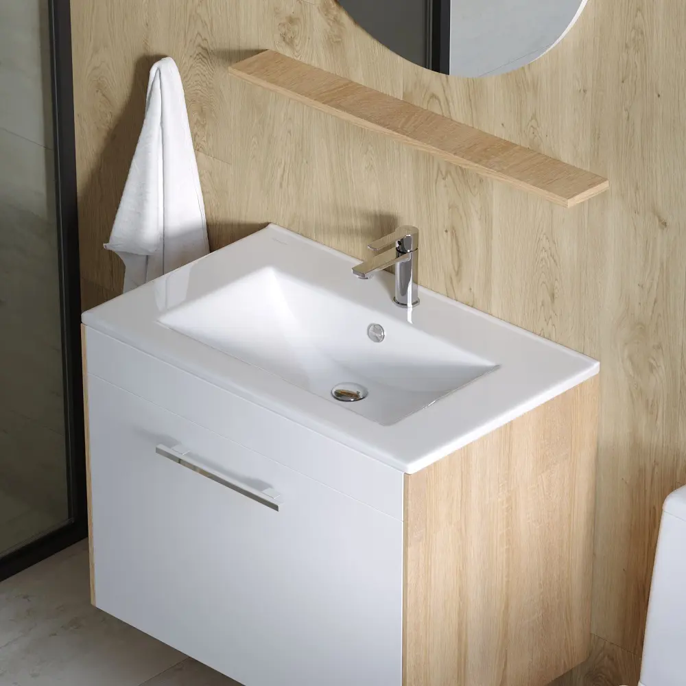 SANITA LUXE Квадро 75 — прямоугольная раковина для тумбы Торонто 17215876 STLM-0007664 - Вид №3