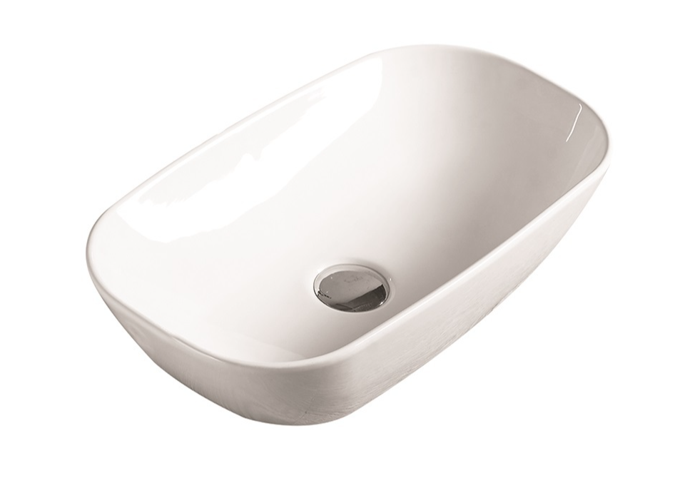 SL-1050 Раковина керамическая накладная с переливом LAB.Space 
