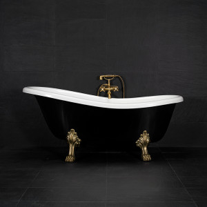 20000703 Ванные Комнаты Victoria 1670 En / Белые Античные Лапы Westerbergs Черно-Белый