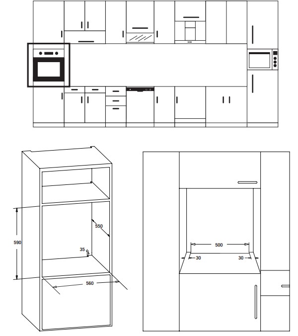 9284762 Электрический духовой шкаф Gressel RU677EM69050 серебристый STDN-0076410 - Вид №12