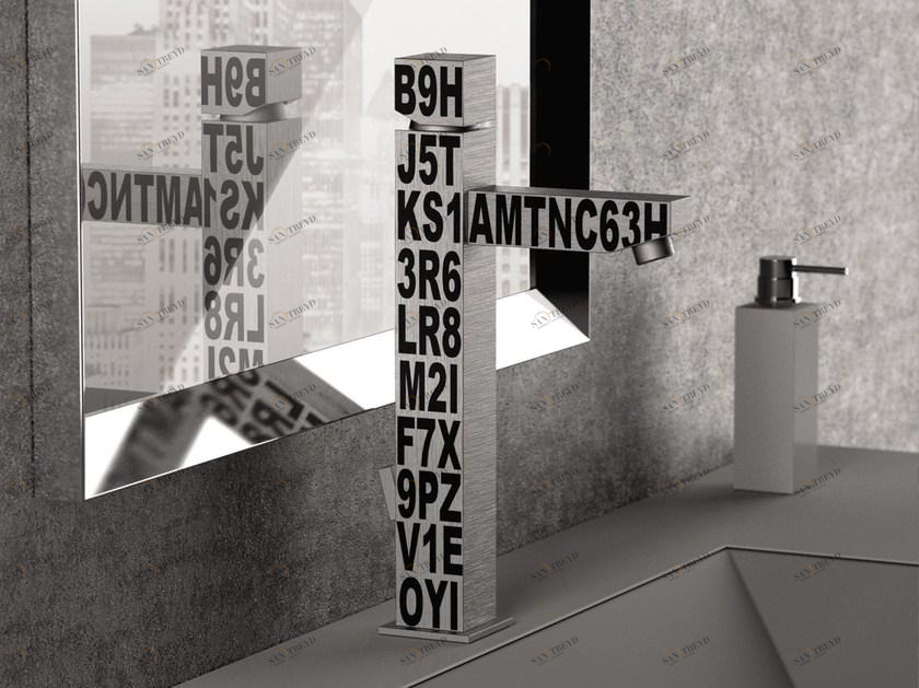 Смеситель для умывальника, однорычажный Oxy dekora Ox23607yl84 Santreyd