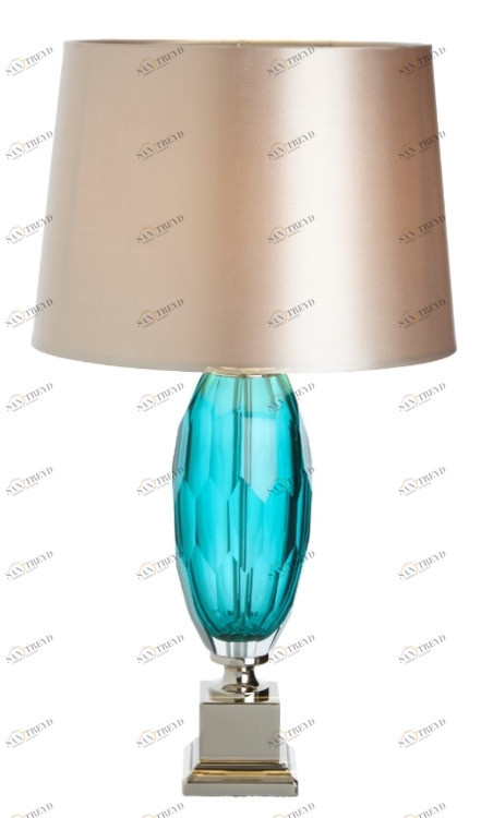 Настольная лампа Alma Aqua 5830 PUSHA ВАЗА 061939 Бежевый;голубой 