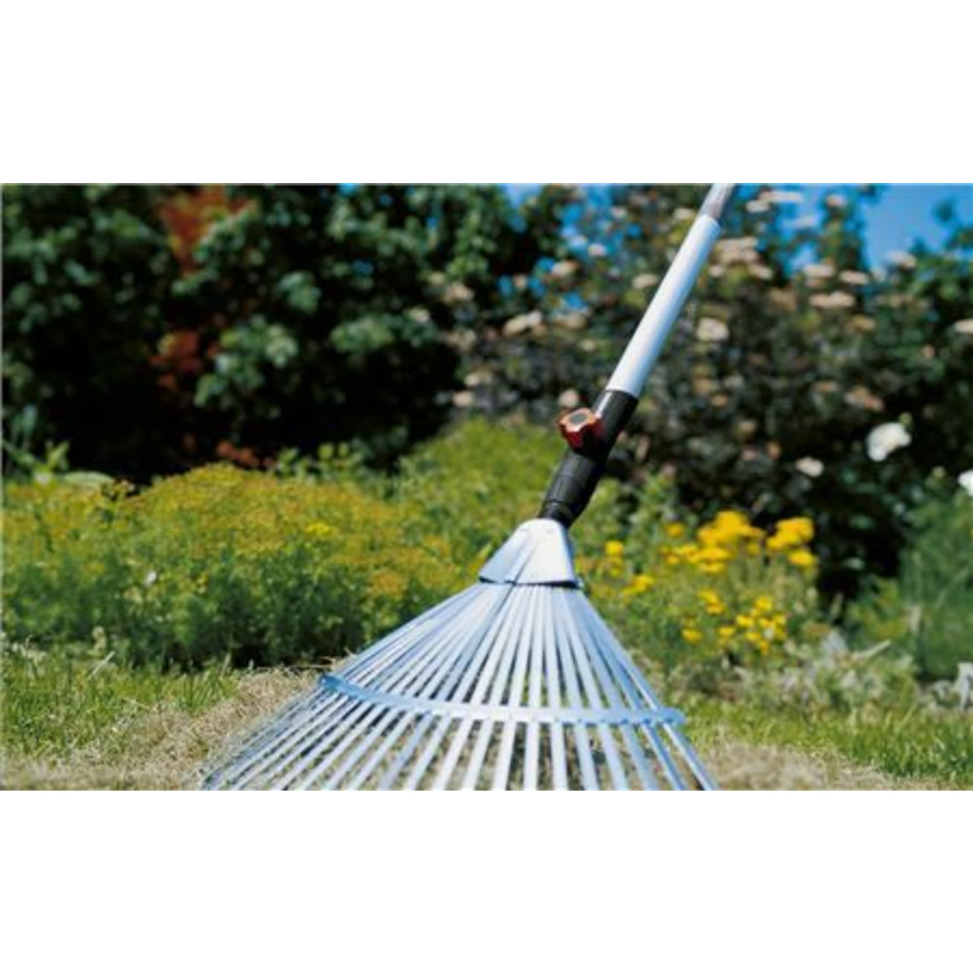 12670861 Грабли веерные Gardena 22 зуба 50 см с черенком Santreyd  - Вид №4