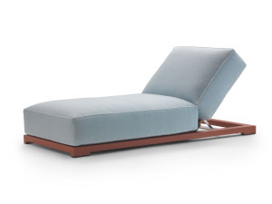 Шезлонг с откидной спинкой