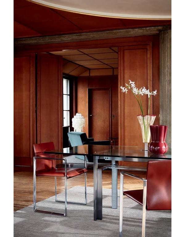 Прямоугольный стол из металла и стекла CASSINA дож ARCH-00080481 - Вид №5