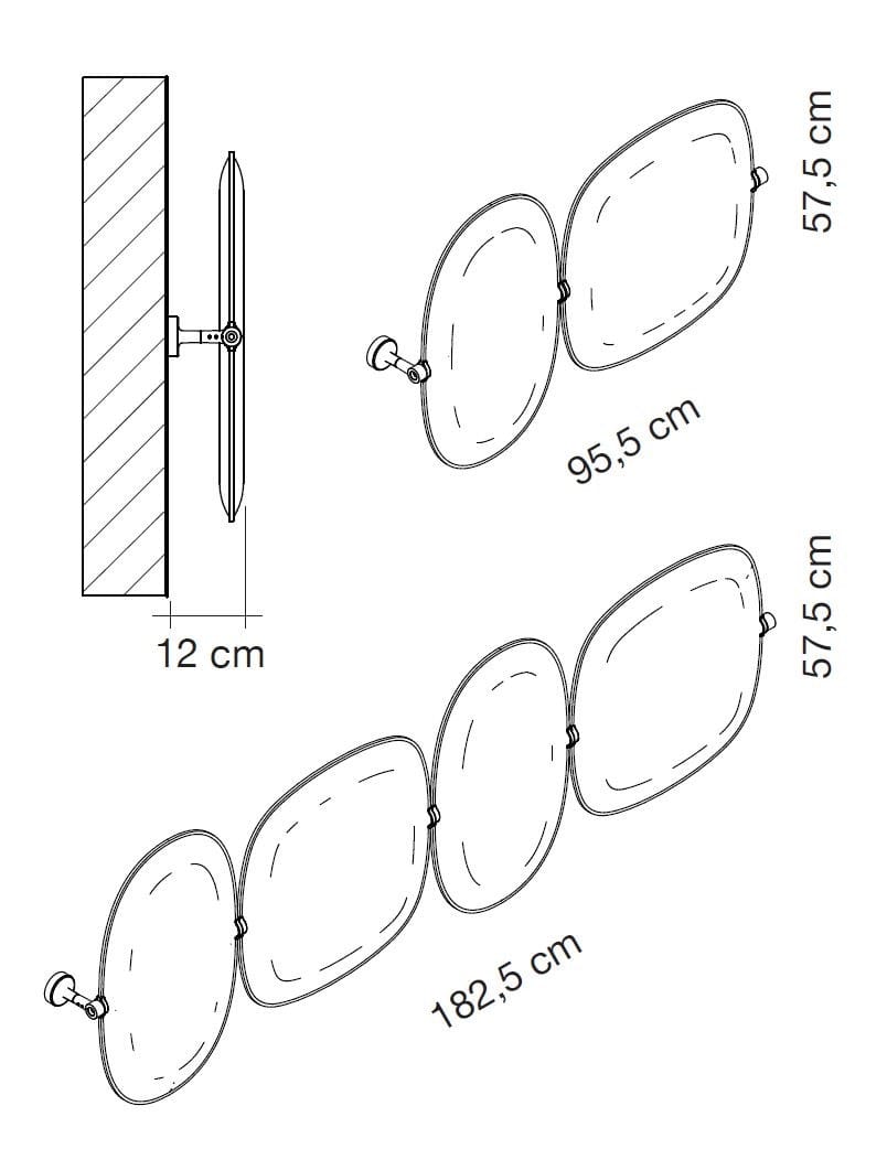 Акустическая панель в Trevira® CS Caimi Brevetti Snowgems ARCH-00071994 - Вид №3