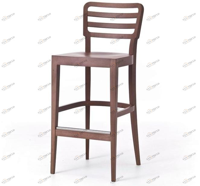 Very Wood Высокий деревянный табурет с подставкой для ног Wiener sun-id-1430901