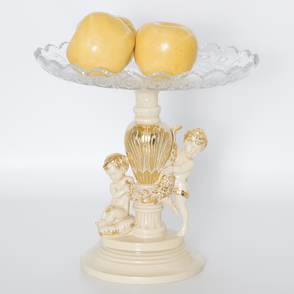 52093 Фруктовница-конфетница Путти - 7 Айвори BOGACHO 4627179657222 - Вид №1