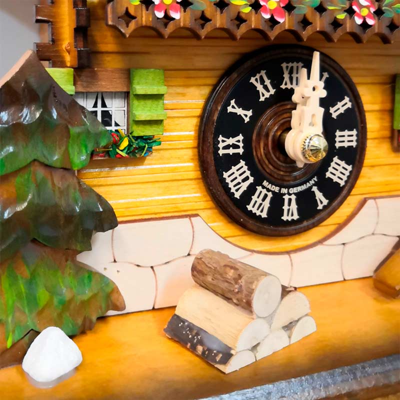 Часы настенные с кукушкой темный орех Sars 8M SARS ДИЗАЙНЕРСКИЕ 00-3967478 Коричневый  - Вид №3