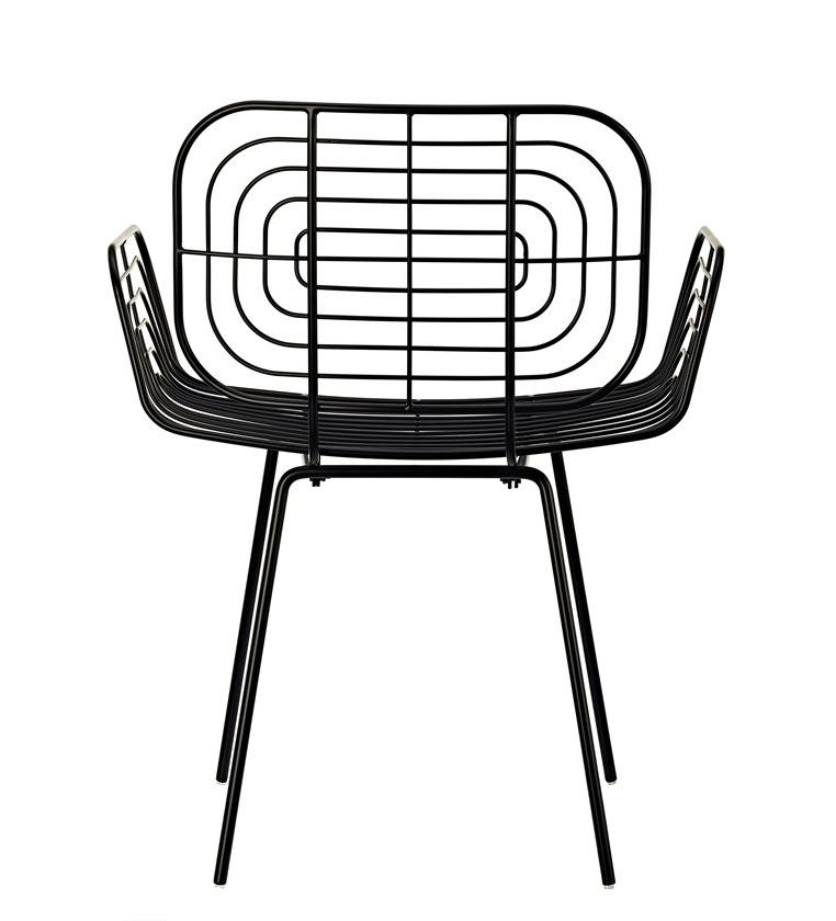 Pols Potten Железный стул с подлокотниками sun-id-1431515 - Вид №2