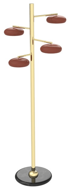 Il Bronzetto Светодиодный торшер из латуни Gea Gea01 - Вид №2